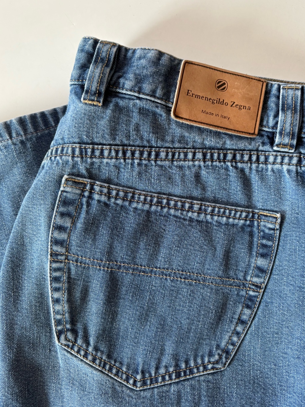 Ermenegildo Zegna || Straight Leg Jeans Blue Denim 36 x 30